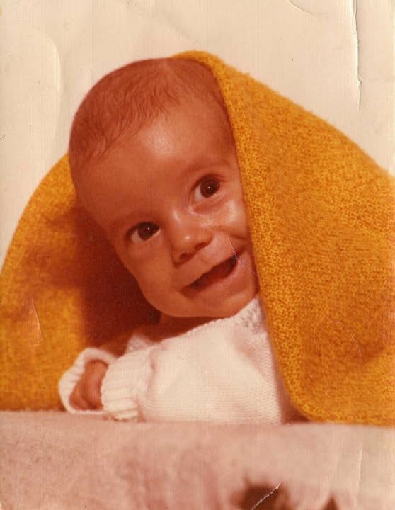 Frank als Baby